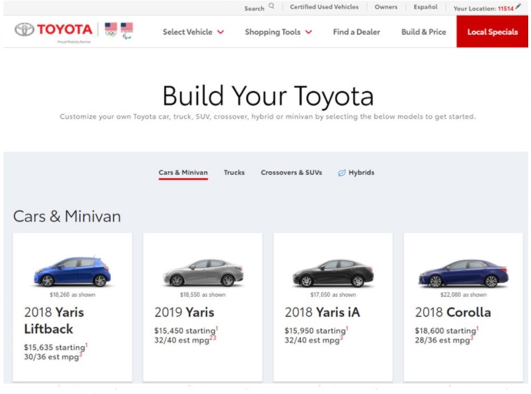Foto Toyota Personalizzazione di massa 01
